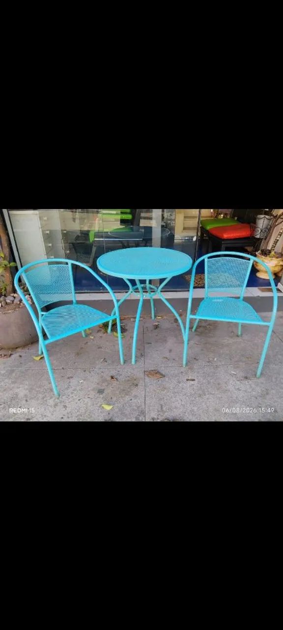 Mesa e cadeiras de jardim varanda - Foto 2