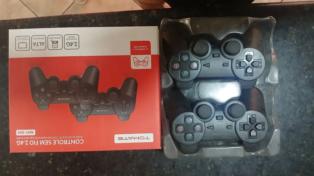 2 Controles sem fio Tomate Plug e Play