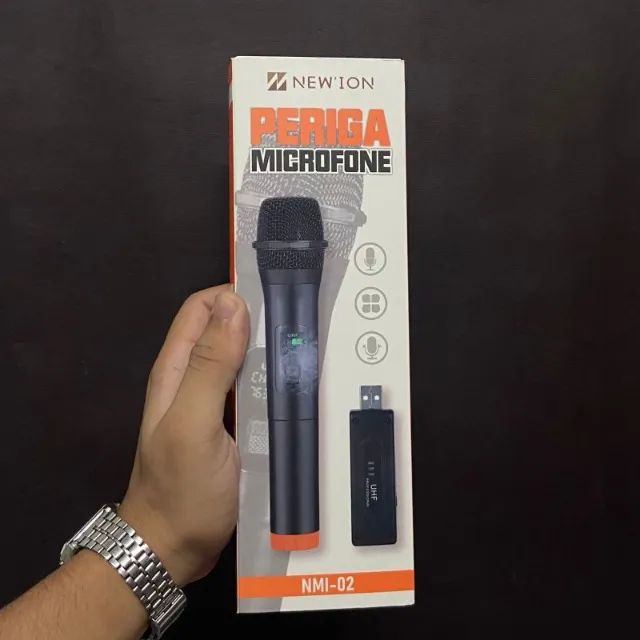 Microfone sem fio - Faço entrega