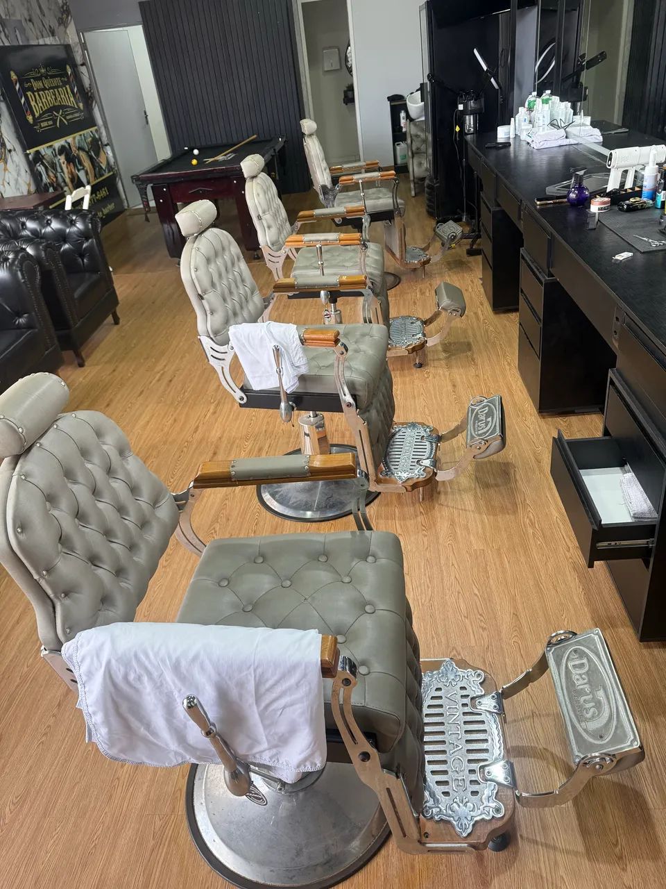 Cadeira p/ barbearia 