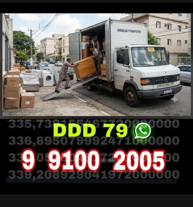 Frete Capucho transporte seguro para móveis e mudanças