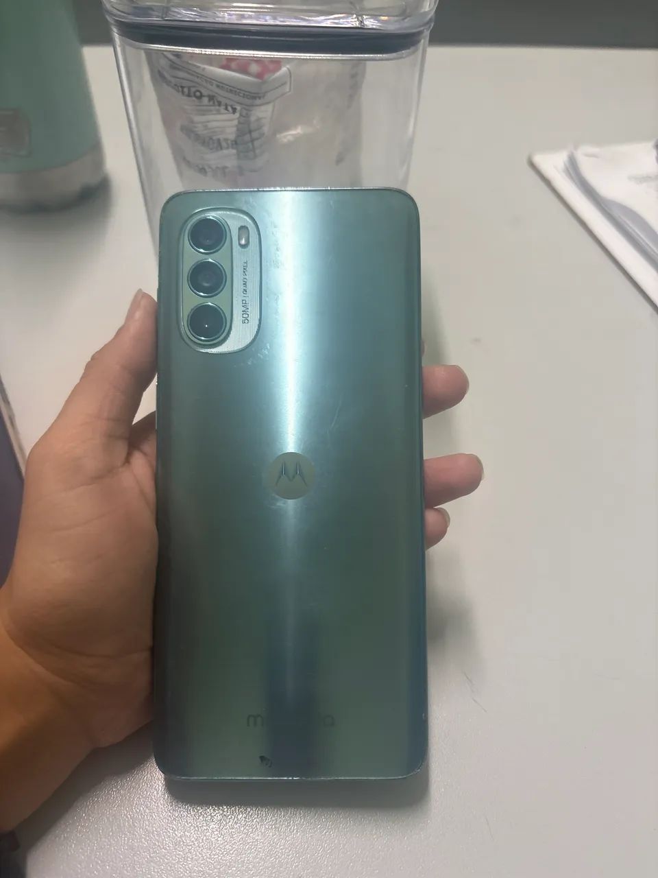 MotoG62 com digital e desbloqueio facial - Foto 2