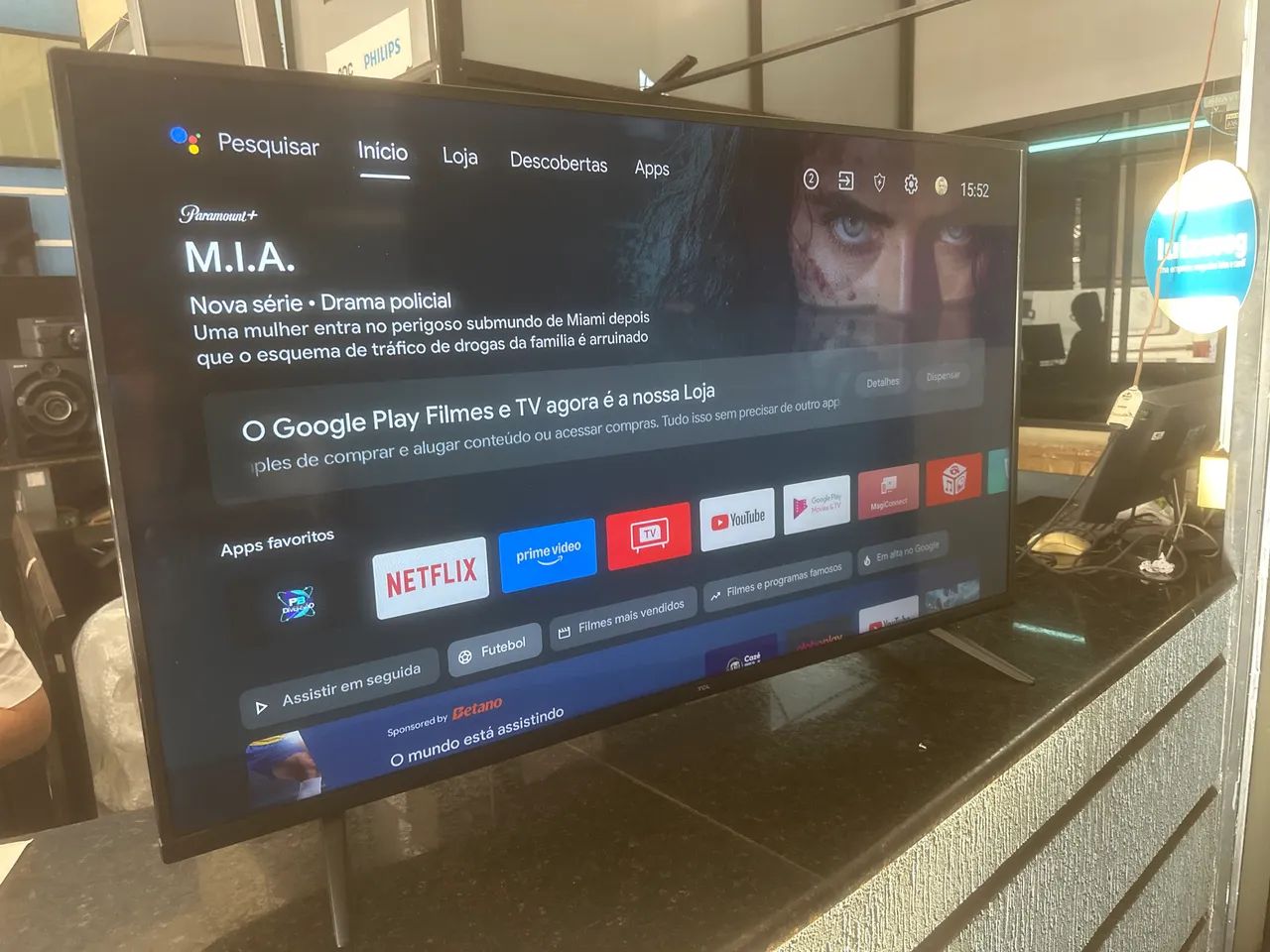 Smart tv 60 polegadas TCL Android com garantia