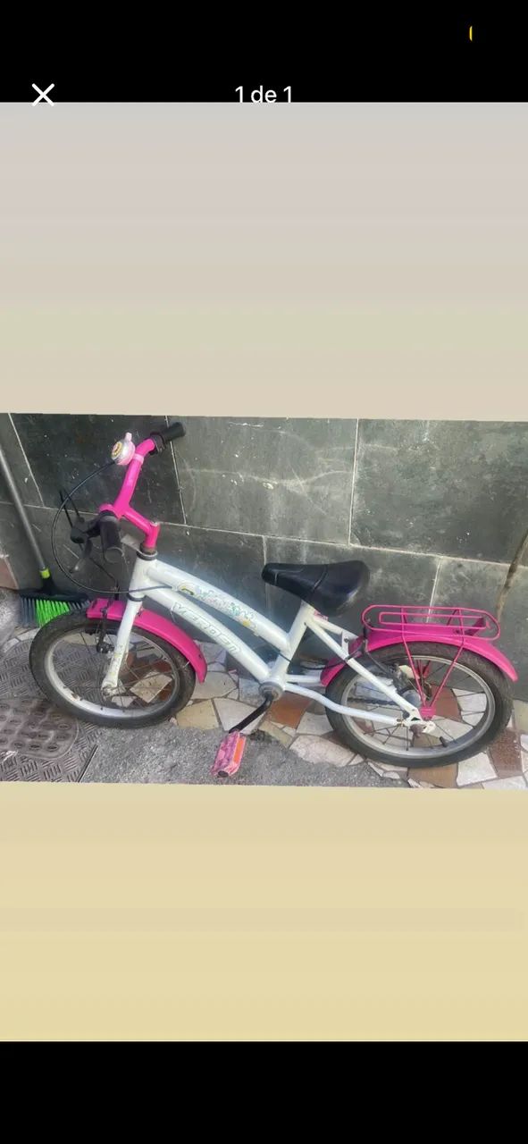 Bicicleta menina aro 16 pouco usada 