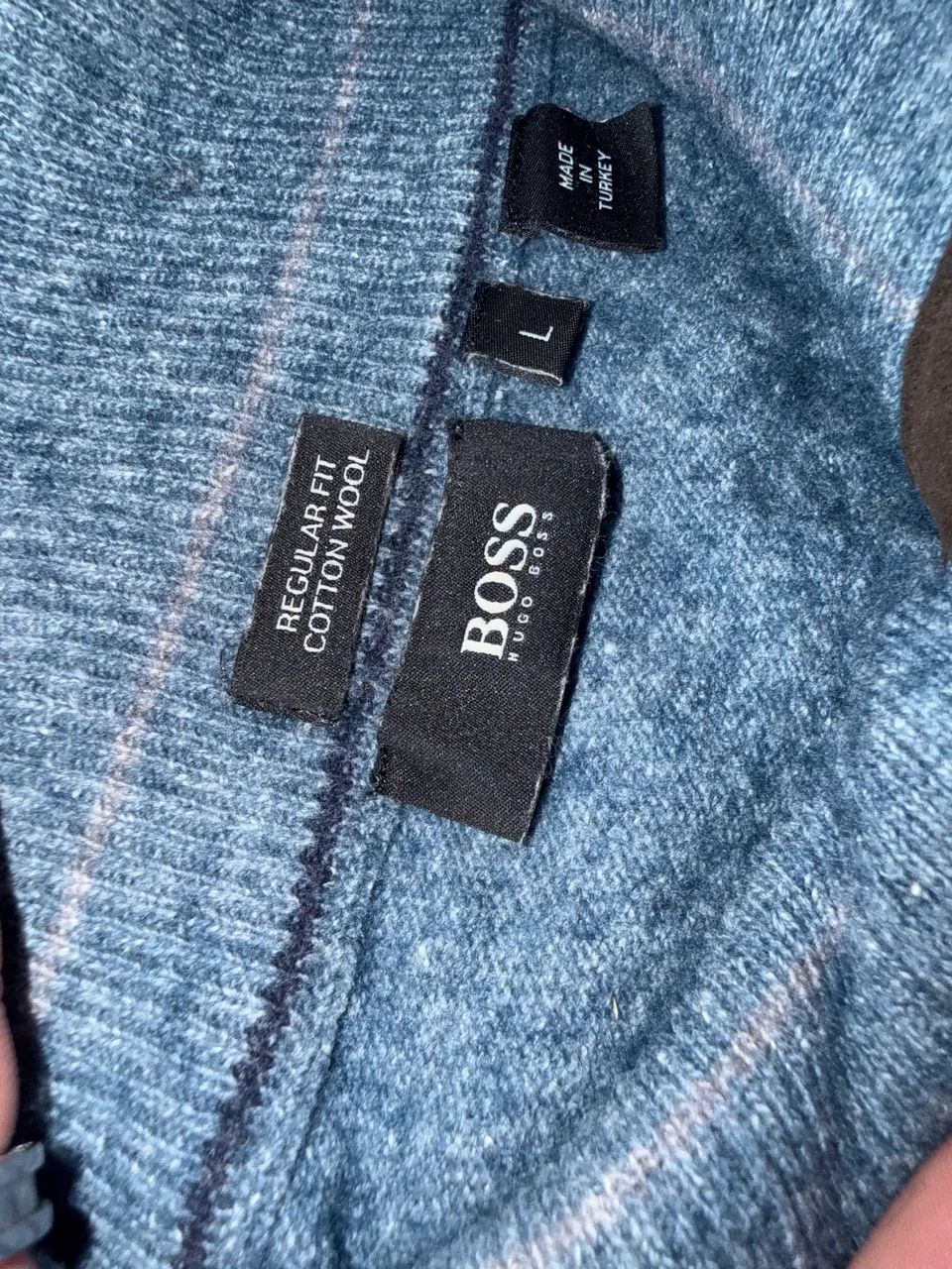 Suéter / Moletom Hugo Boss Original Lã e Algodão Tam G - Impecáve - Foto 2