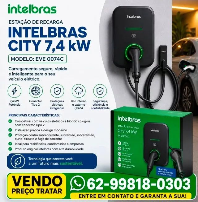 Wallbox INTELBRAS CITY 7,4 KW