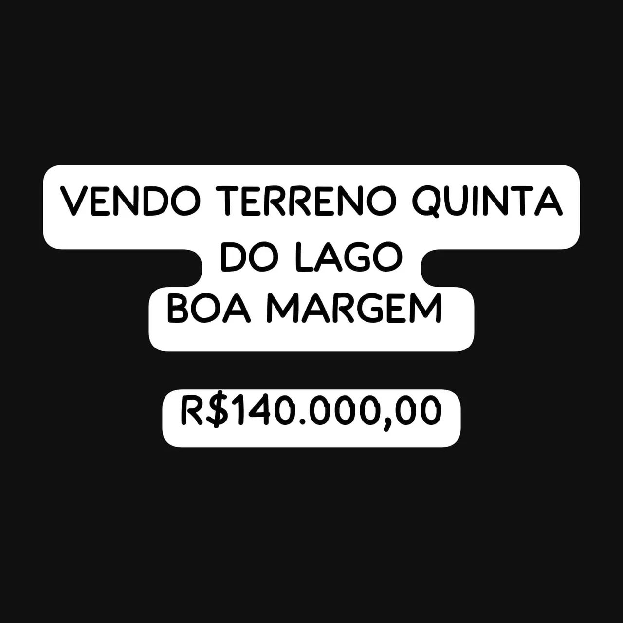 VENDO TERRENO QUINTA LAGO