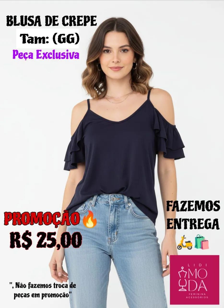 BLUSA DE CREPE - Foto 4