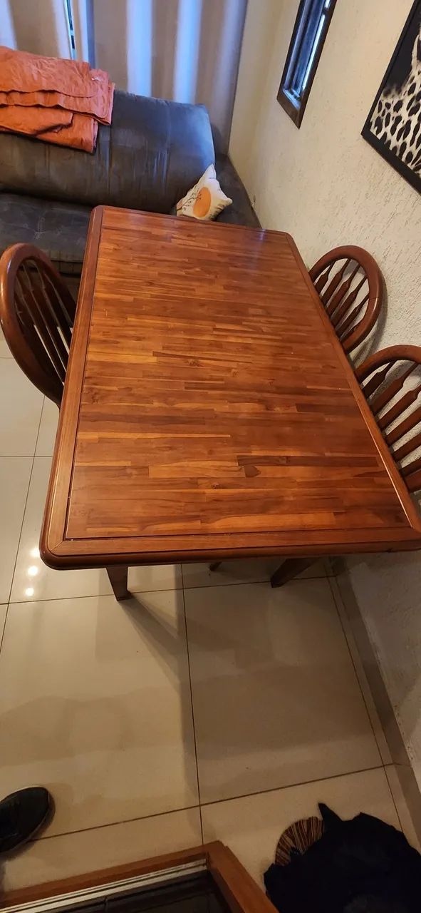 Mesa de madeira maciça! - Foto 3
