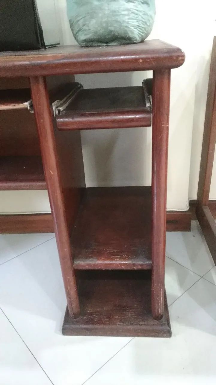 Rack para computador, tipo escrivaninha, em Mdf, original. E outros! - Foto 2