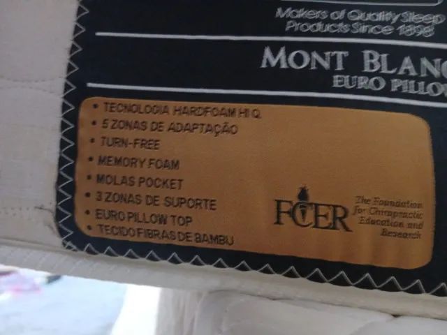 Cama Solteiro Euro Pillow Top King Koil Mont Blanc - Foto 4