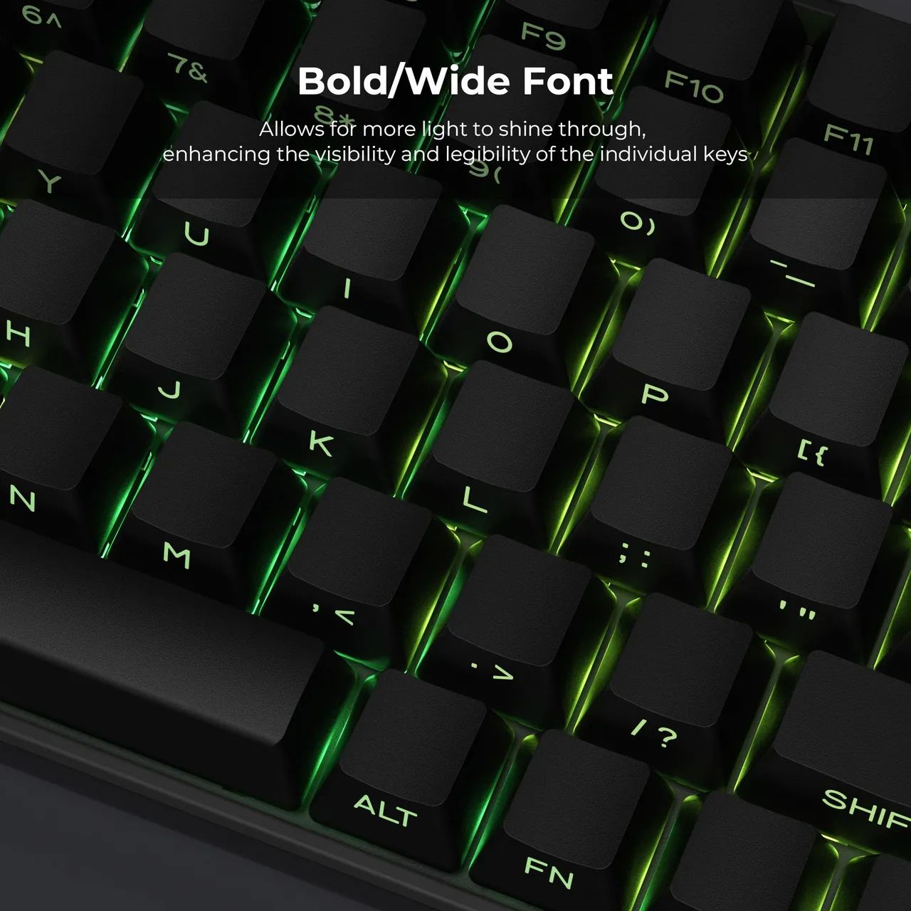 Keycaps XVX Phantom Gradiente para teclado mecânico  - Foto 2