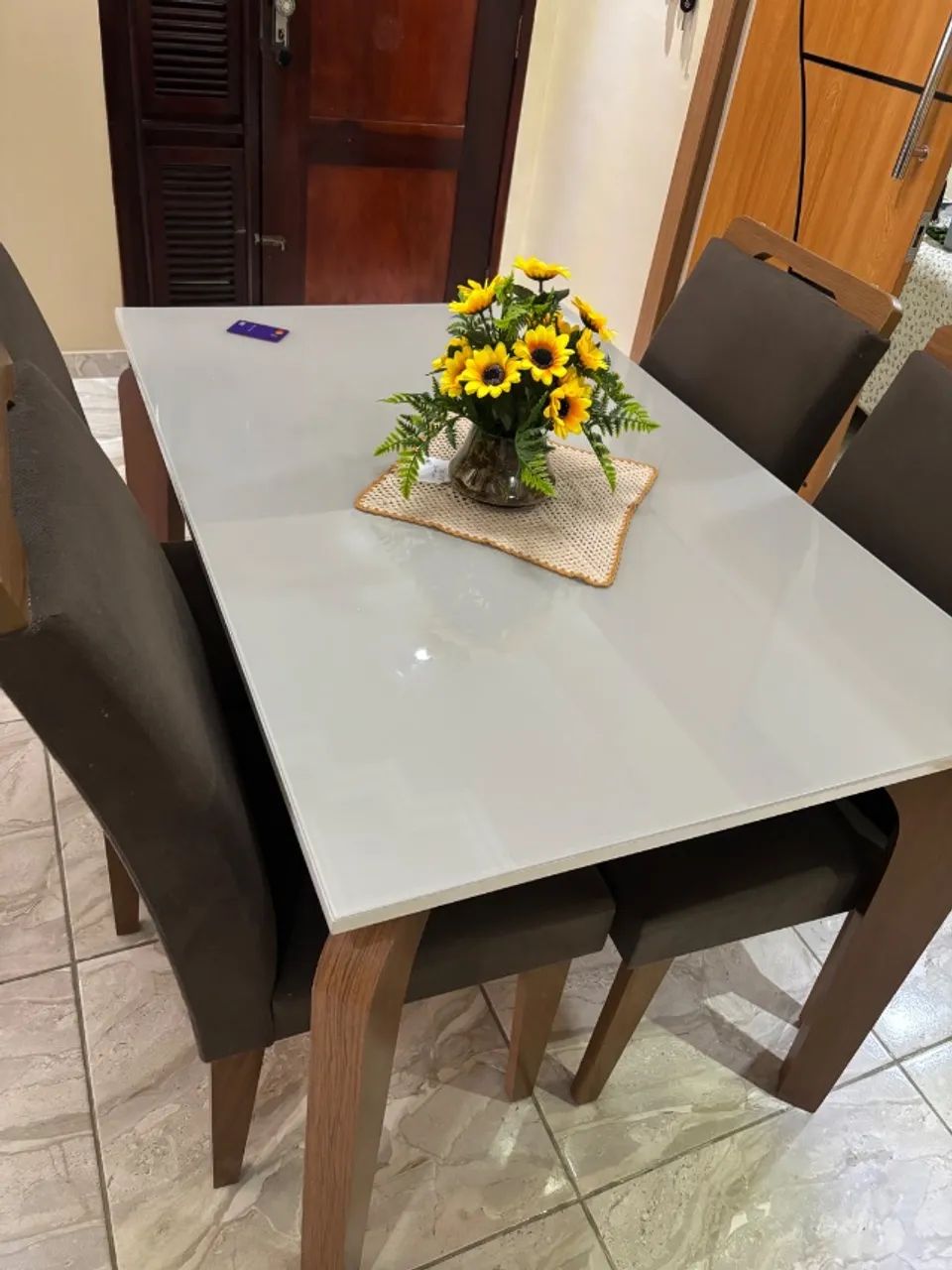 Mesa de jantar 4 cadeiras londrina - Foto 4