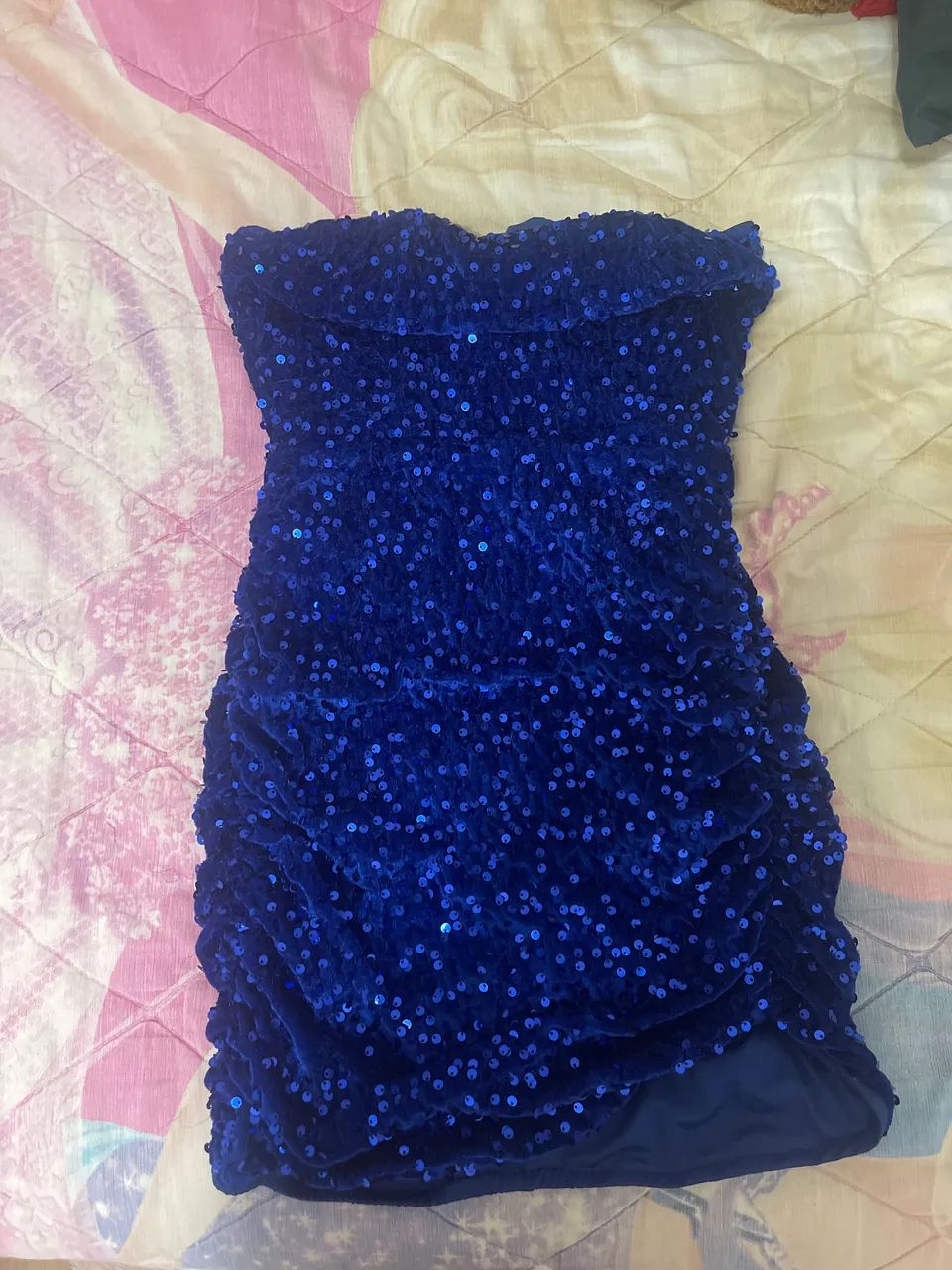 Vestido de Paetê Azul  - Foto 2