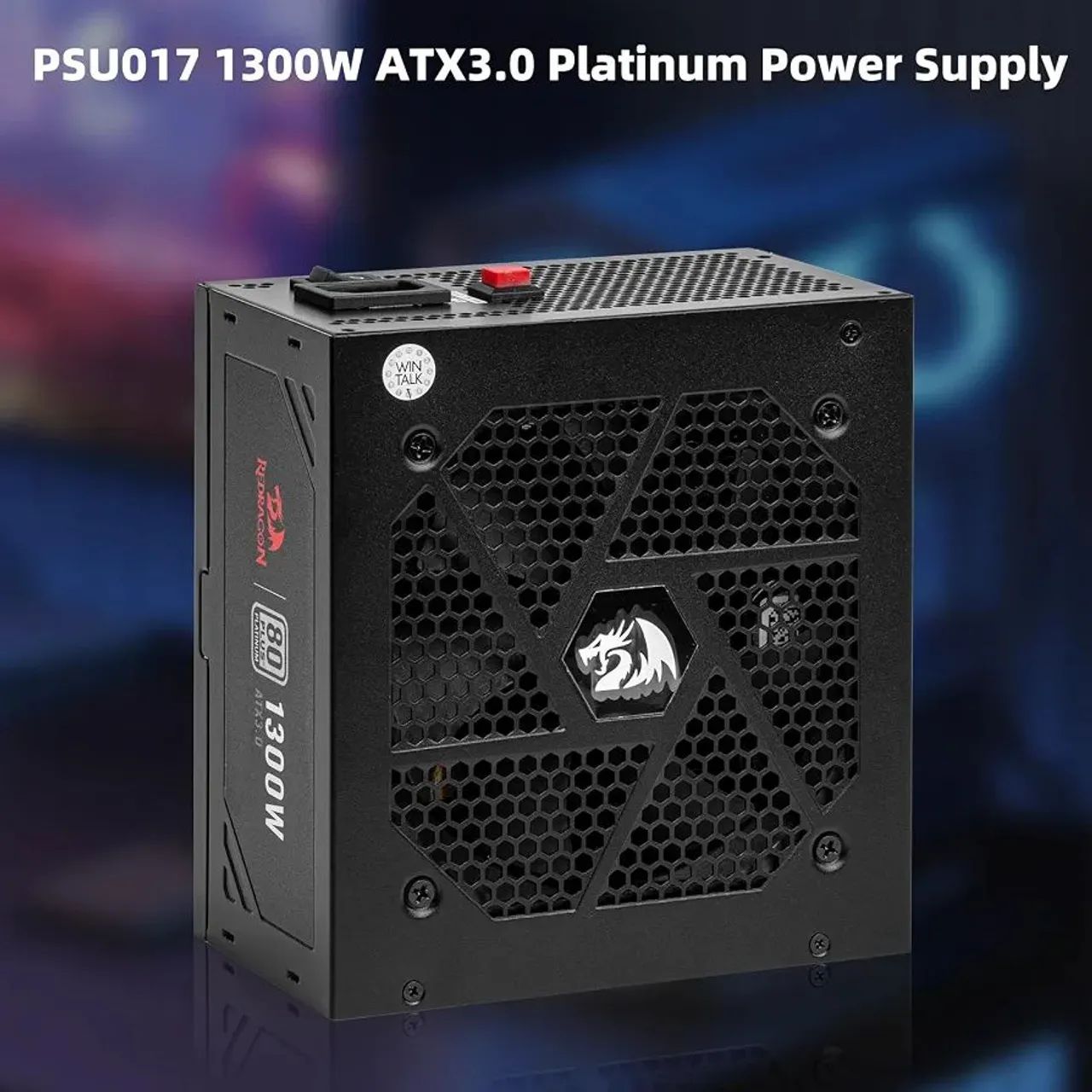 Fonte Redragon 1300W 80 plus platinum NOVA - Foto 3