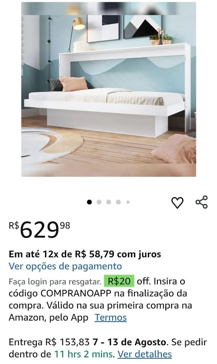 Cama reversível solteiro  - Foto 4