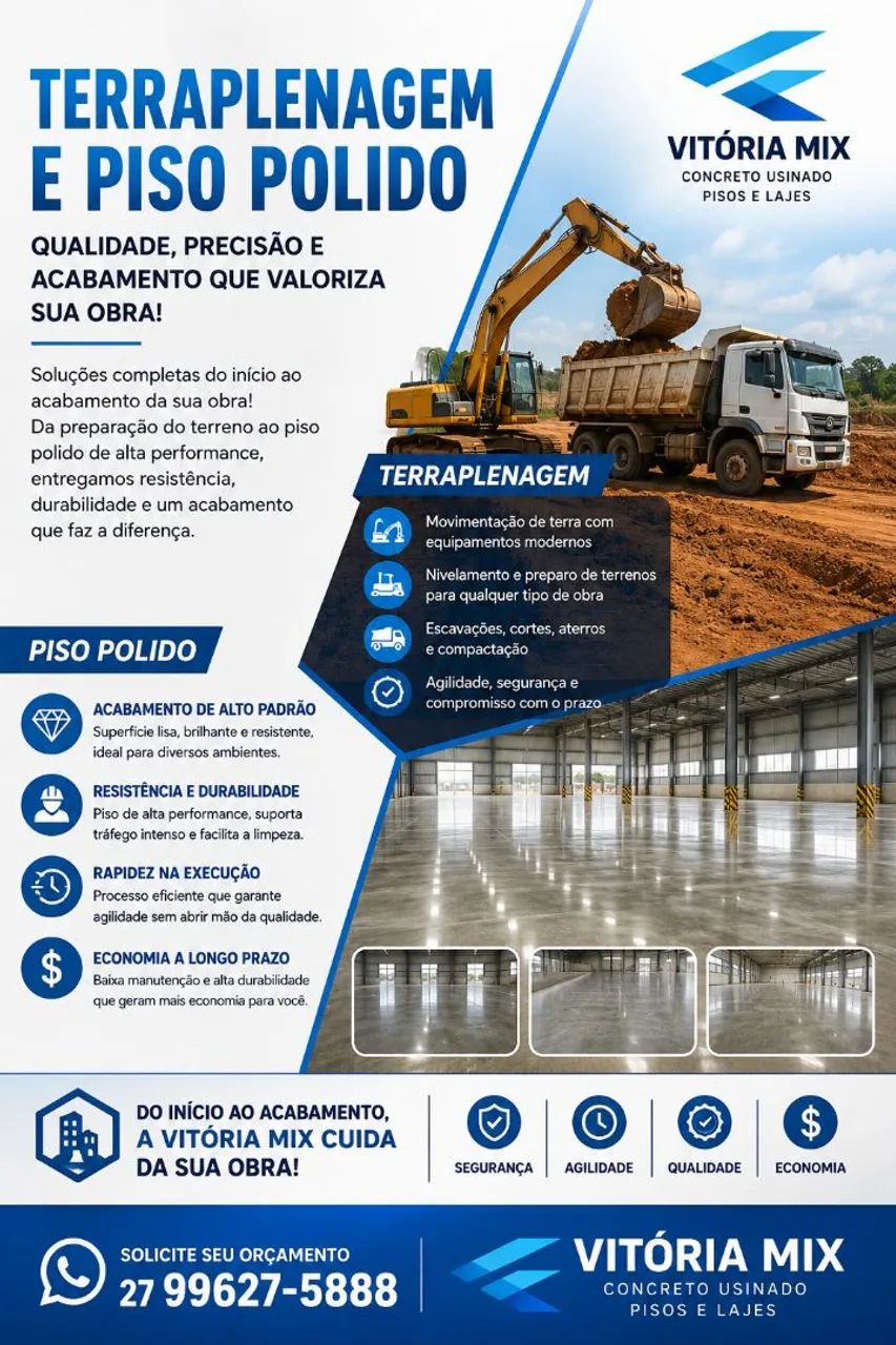 PISO POLIDO  TERRAPLENAGEM EPOX