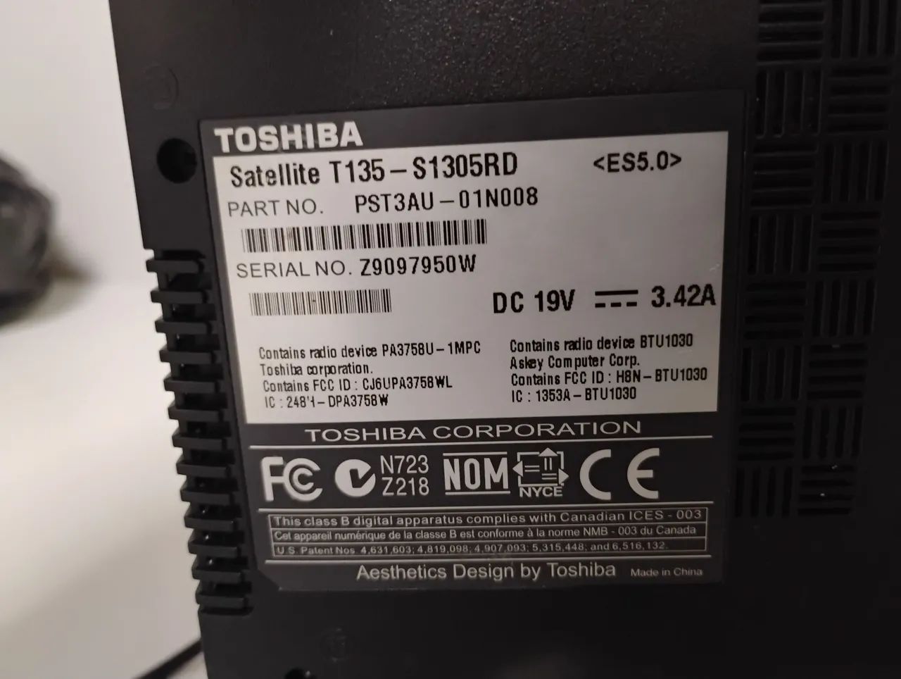 Notebook Toshiba  - Foto 3