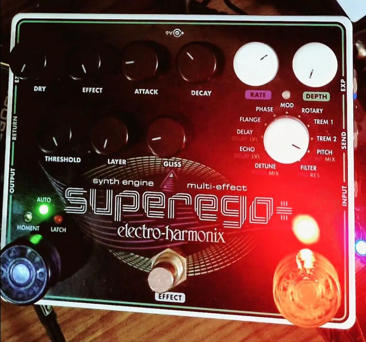 Pedal SuperEgo Plus Electro Harmonix  usado - Foto 2