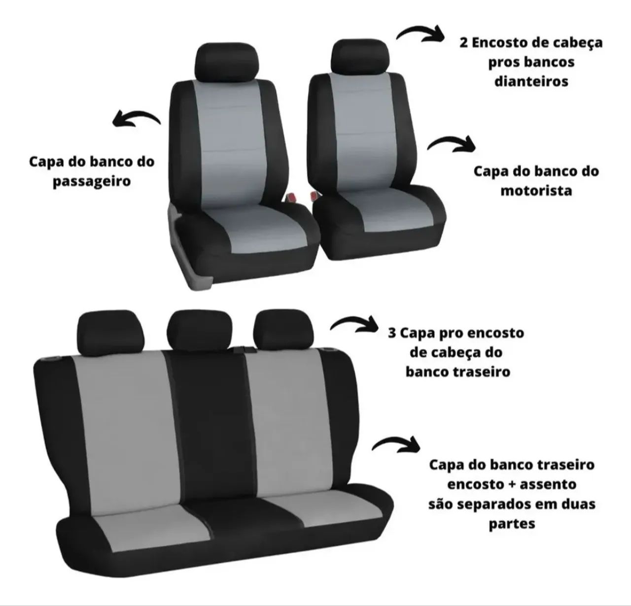 Capa para Poltrona de Carro - R$ 80,00 - Foto 3