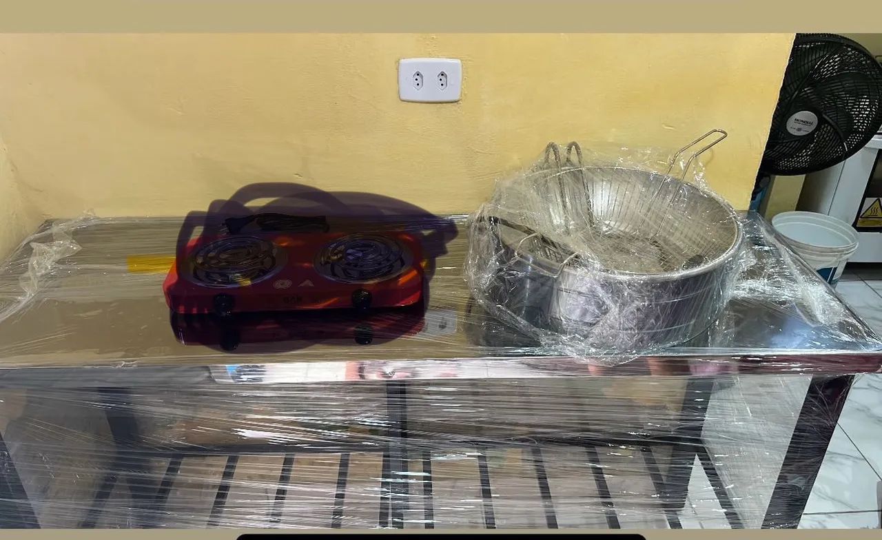 Mesa de Manusear e Fritadeira 7 Litros 