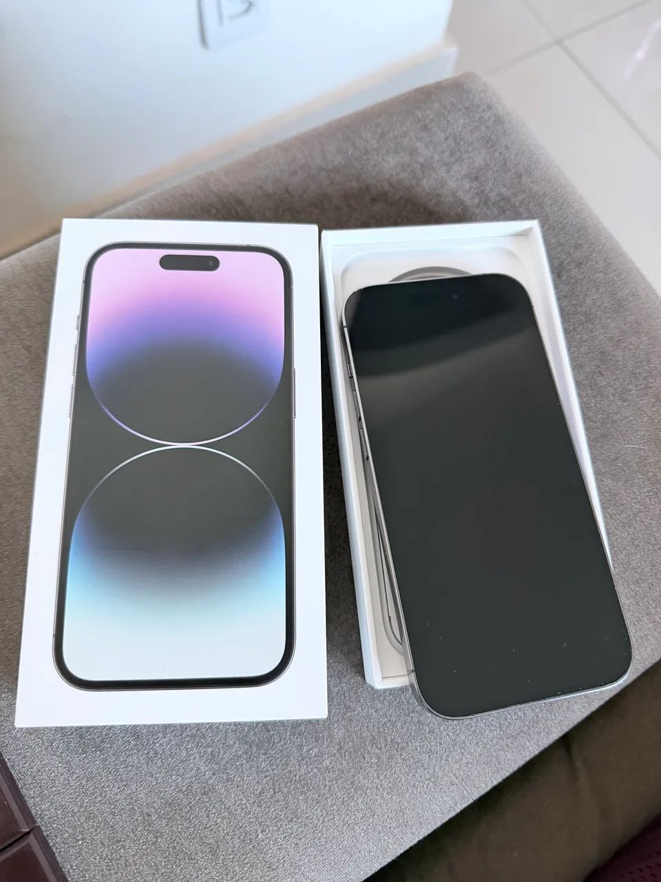 iPhone 14 Pro roxo 256 100% bateria  - Foto 3