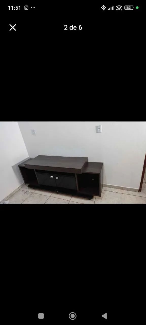 Rack para Sala (Madeira Tabaco/Imbuia) - Foto 2