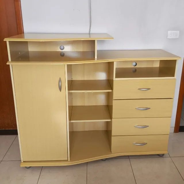 Quarto de Casal Completo com Guarda-Roupa, Cama, Colchão, cômoda e Criados - Ótimo estado - Foto 4