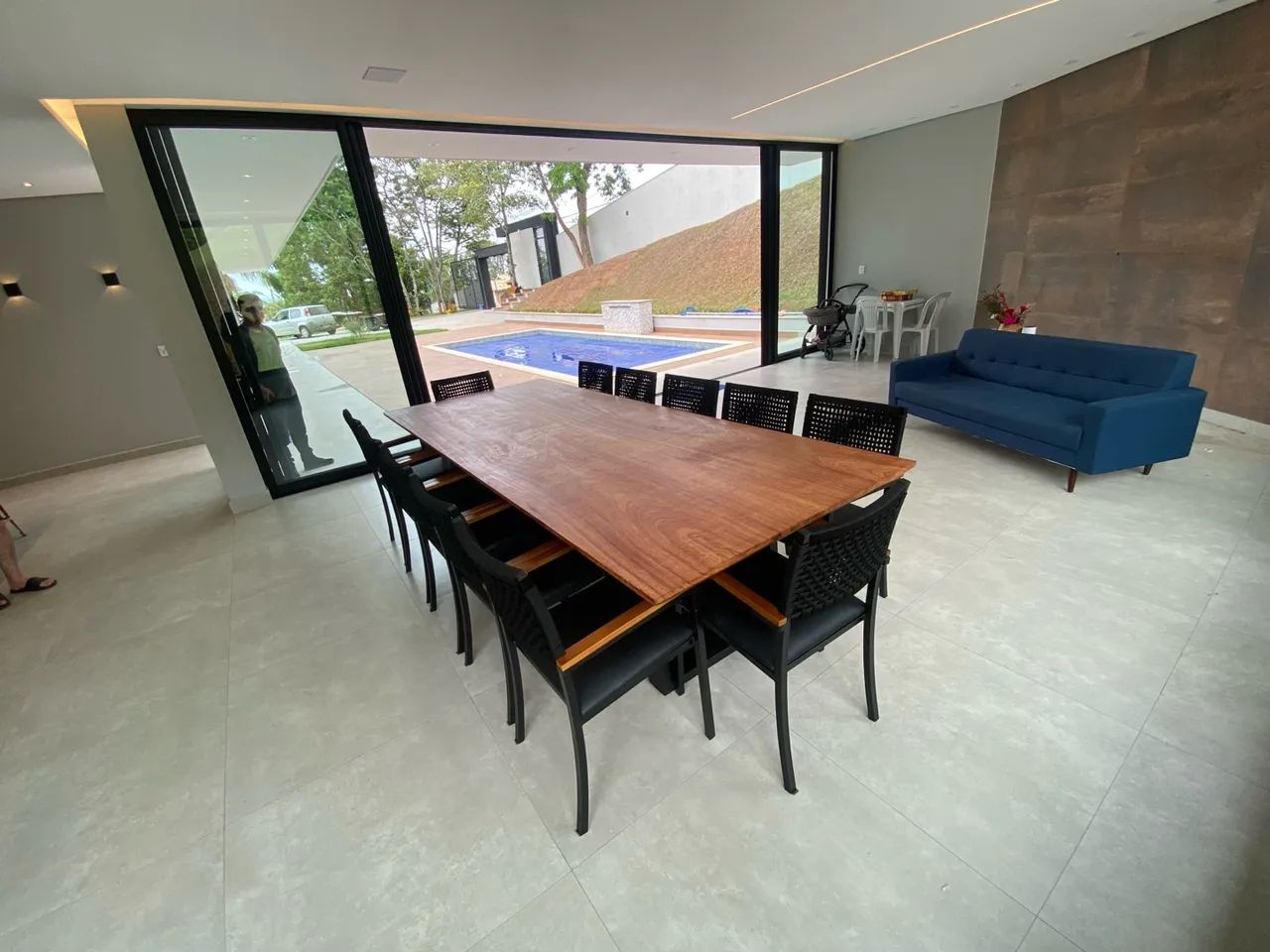 Mesa de madeira área externa  - Foto 5
