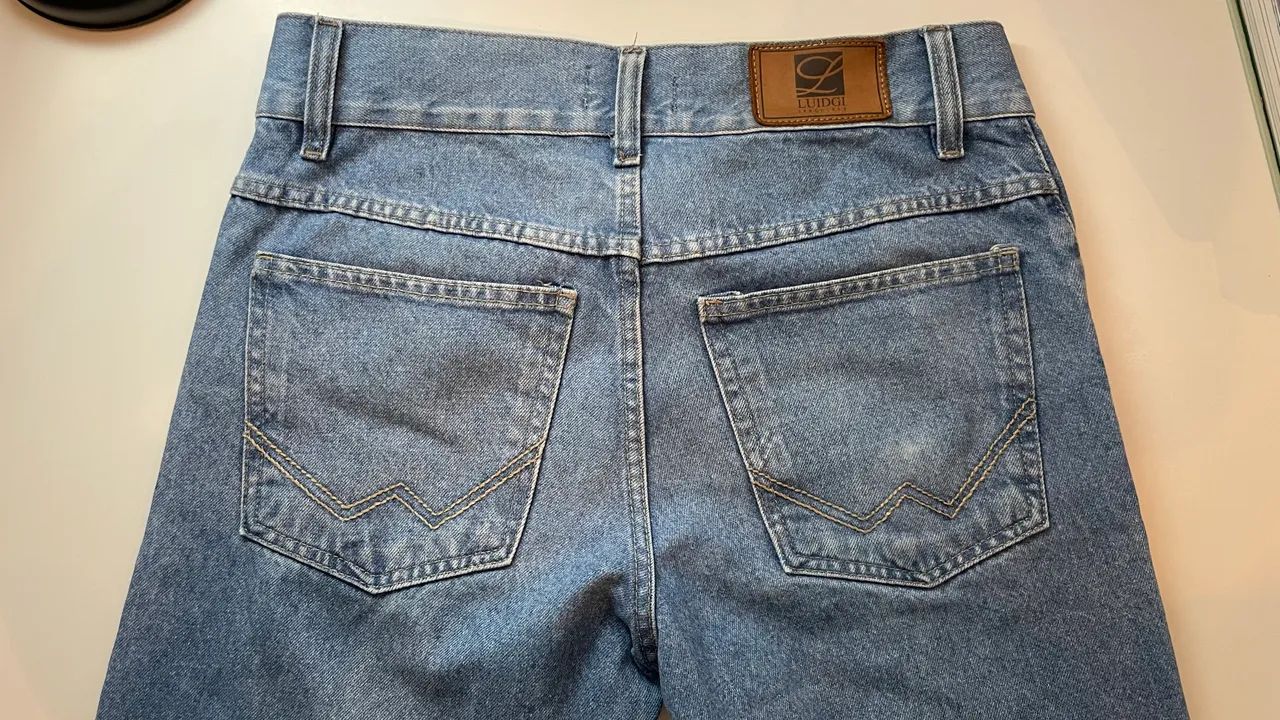 Calça Jeans Luidgi Specciale CLARO Lavagem Média - Foto 5