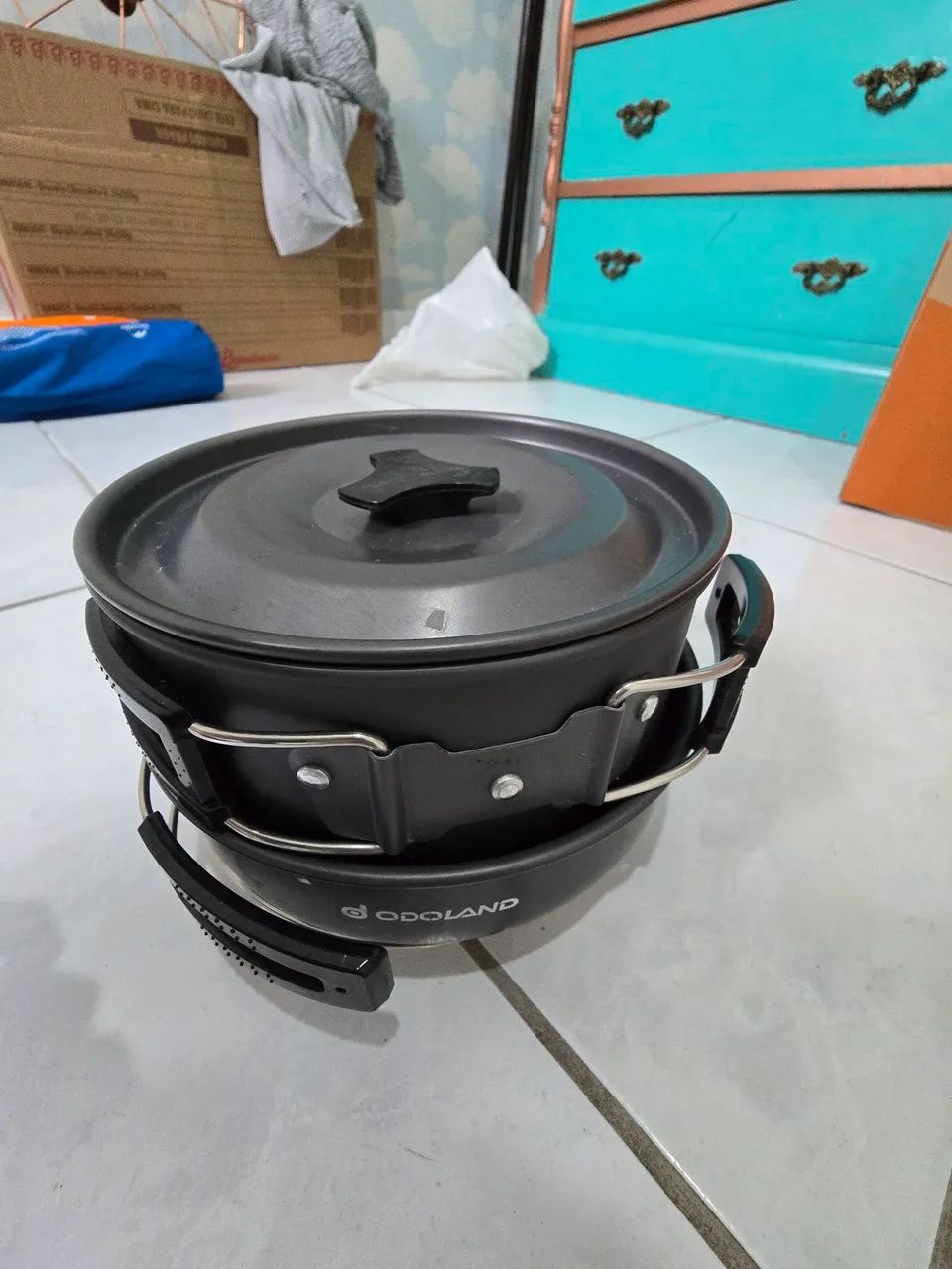 Conjunto panelas camping - Foto 4