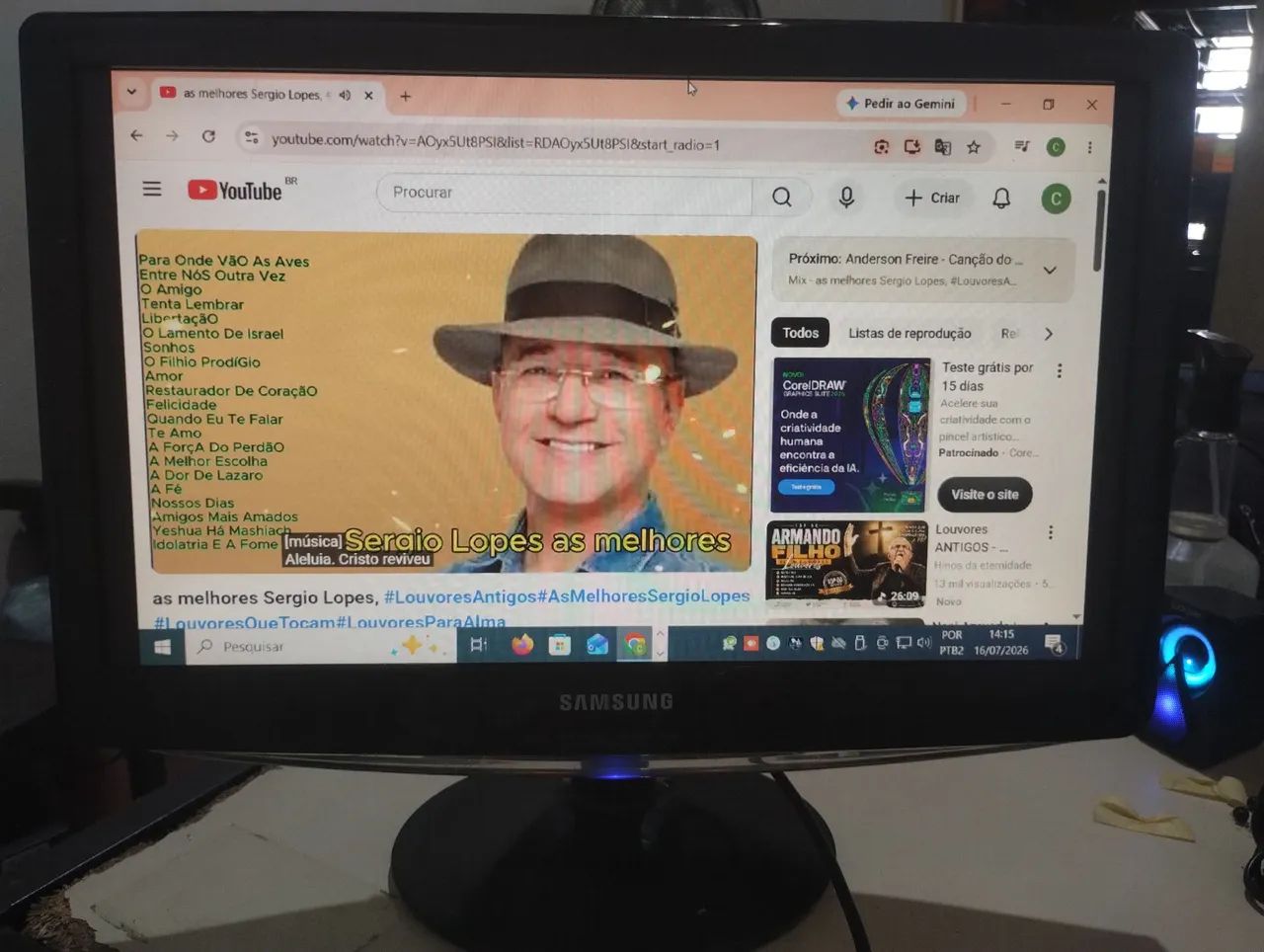 Monitor Samsung 20 polegadas 