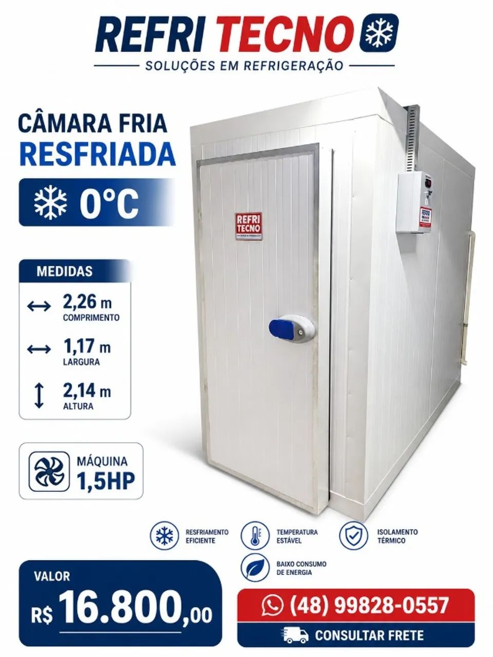 CAMARA RESFRIADA 2X1 