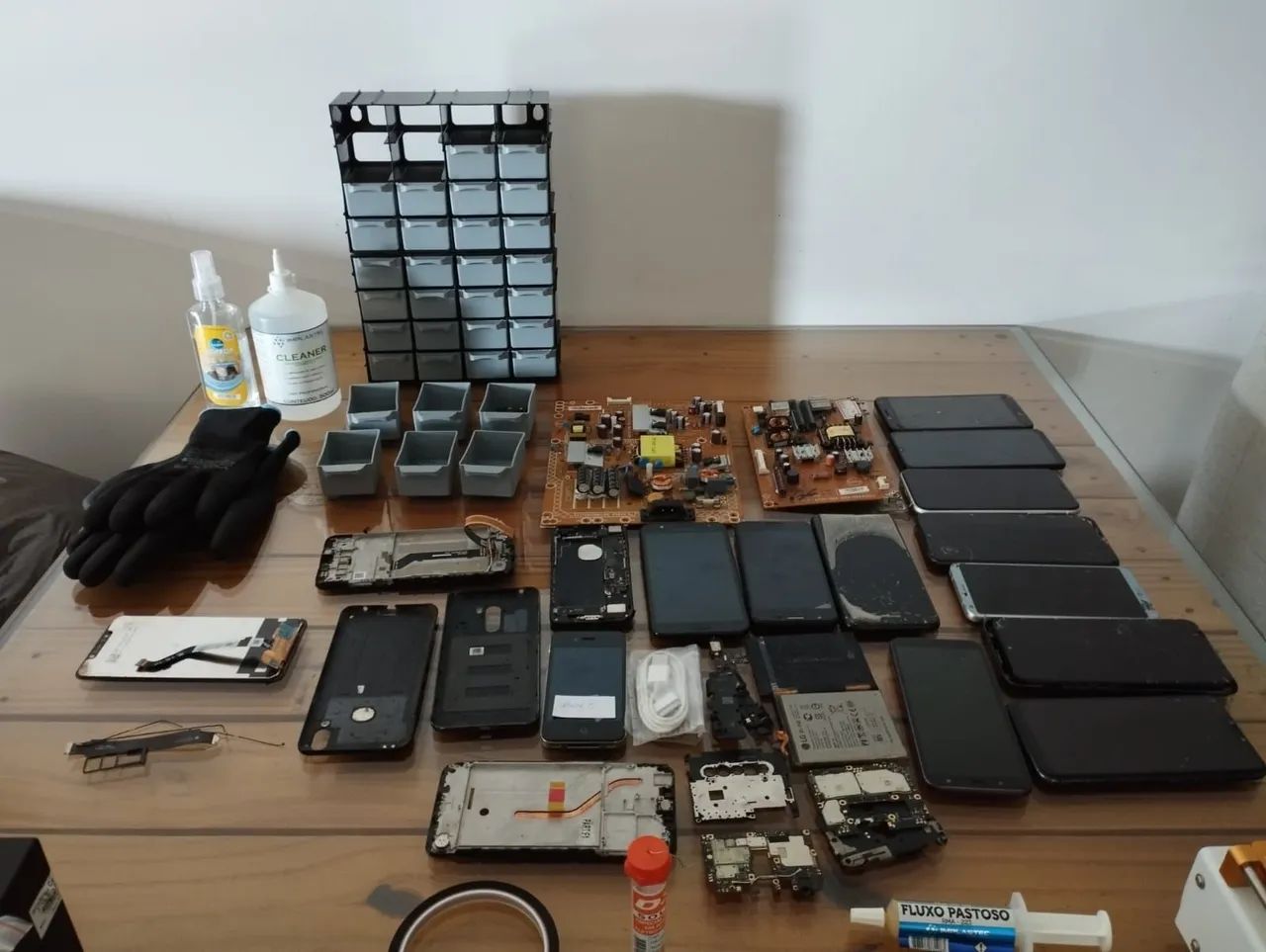 Kit Reparo Celular Estação de Solda e Retrabalho 2 em 1 AFR MAX 950A Solda DUPLA - Foto 4