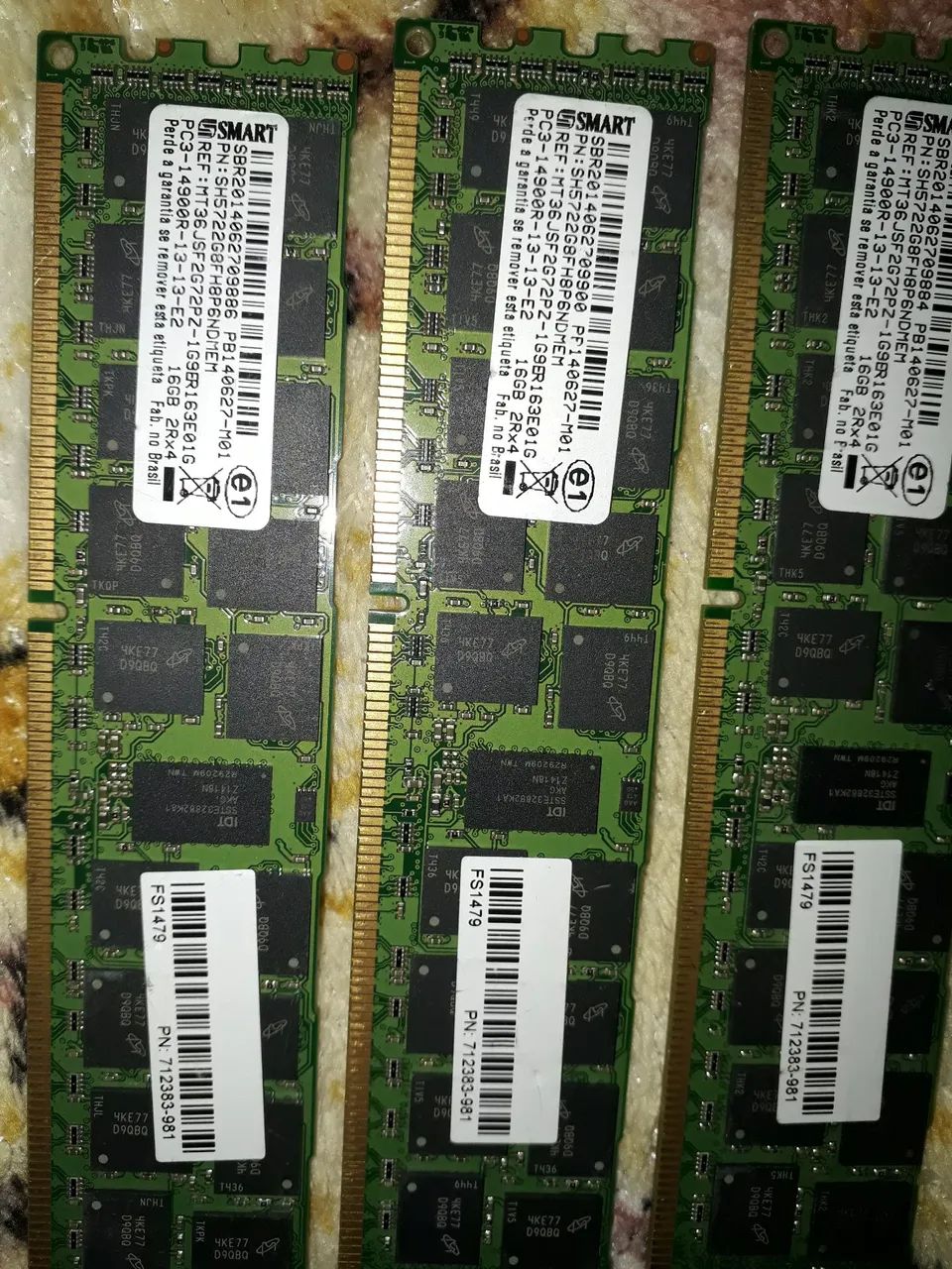 Memória de servidor ddr3 16g 14900