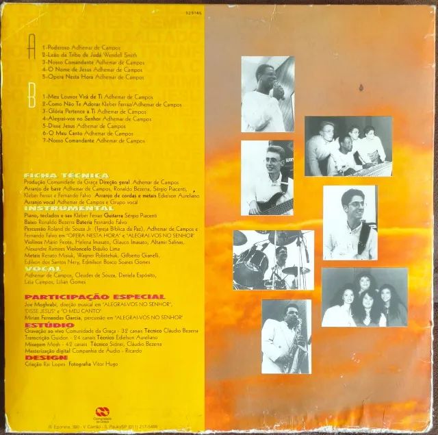 Lp Disco De Vinil Gospel Evangélico Comunidade Da Graça - Poderoso - com encarte - Foto 2