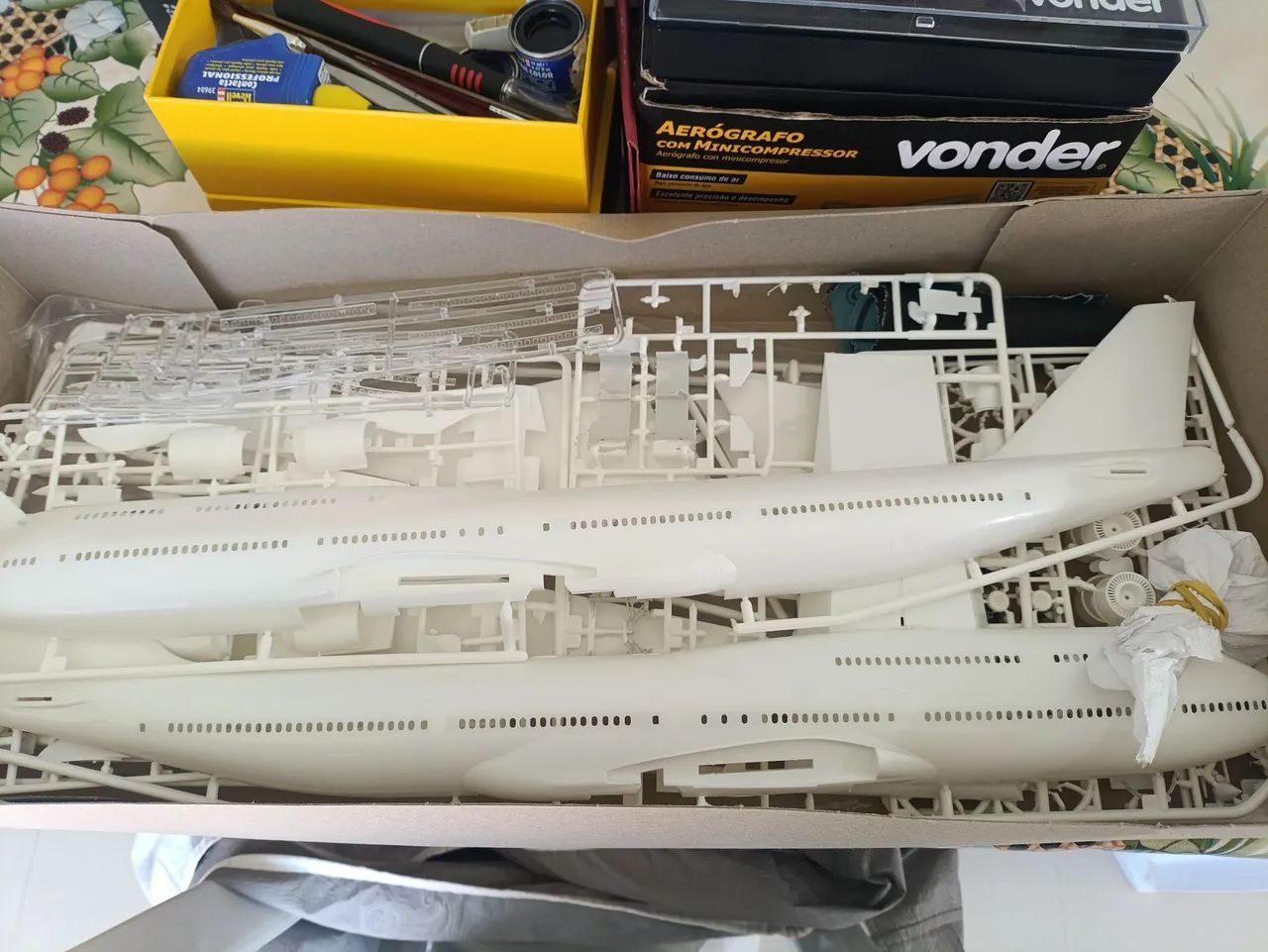 Boeing 747-8 para montar Revell. - Antiguidades - Guriri Sul, São