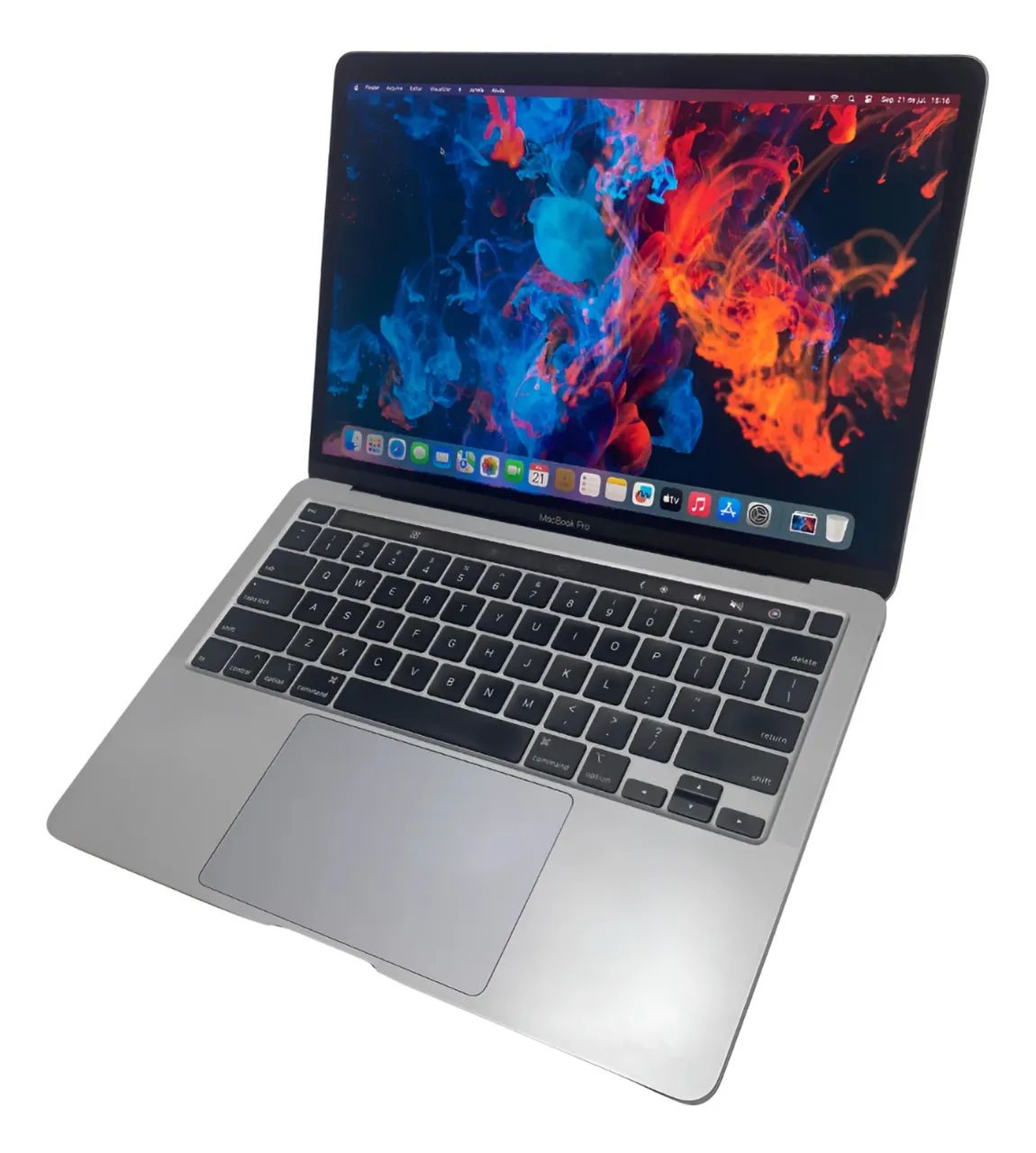 Macbook Pro A2251 2020 Core I5 Mem 16gb Ddr4 Ssd 500gb Nfe Prata