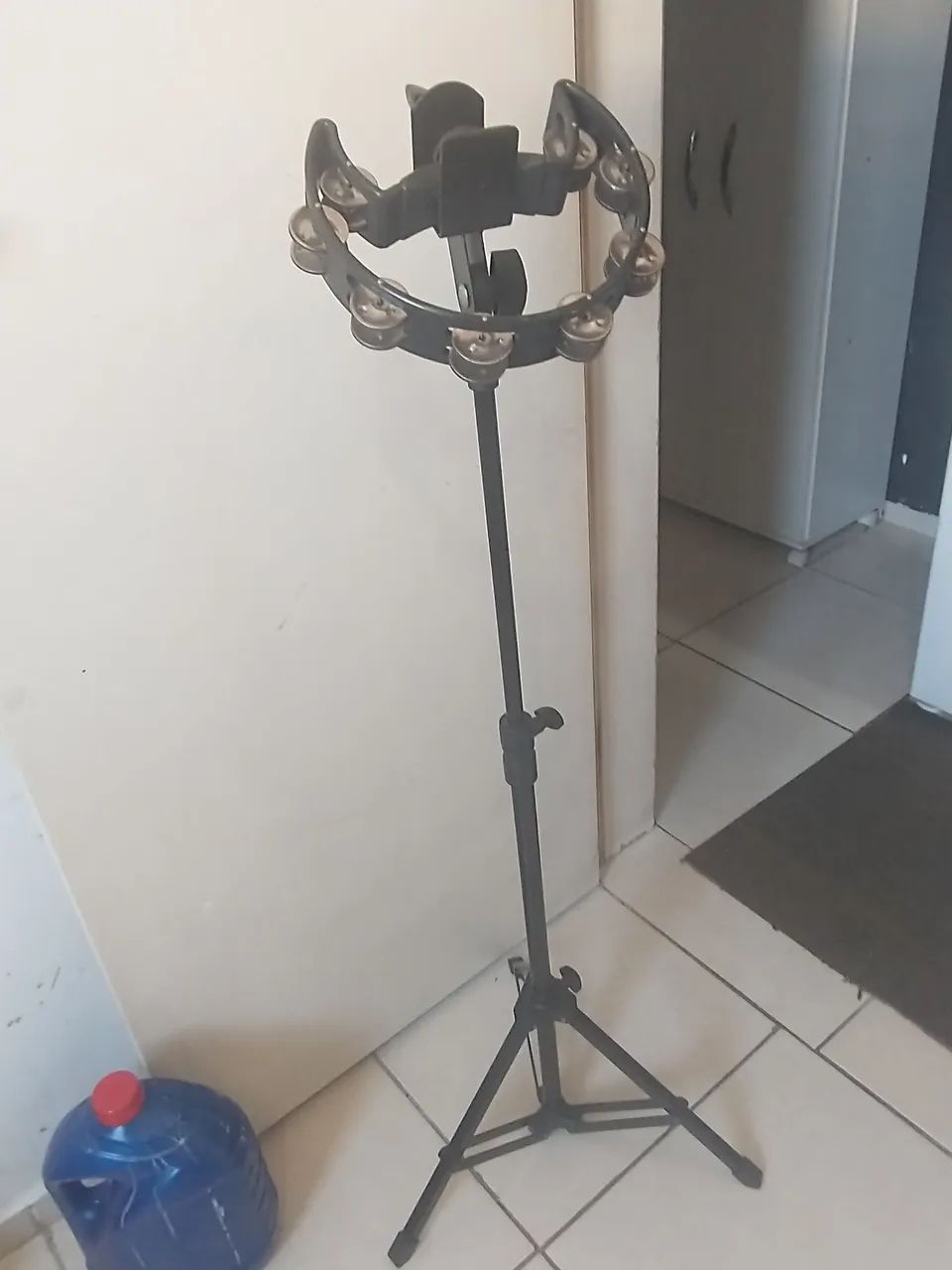 PEDESTAL HUNTER COM PANDEIRO MEIA LUA  - Foto 5