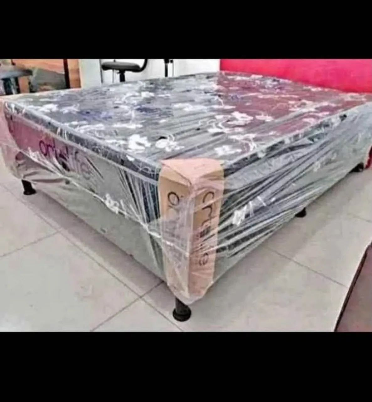 Cama box com 5cm de espuma 