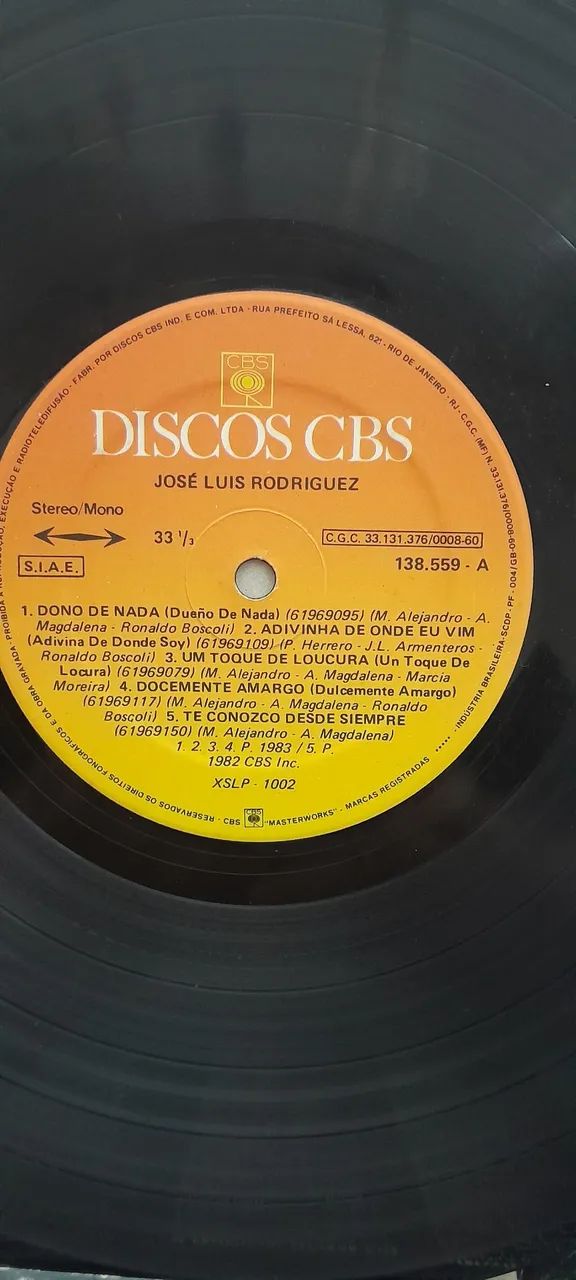 Lp José Rodrigues ( El Puma)  1982 - Foto 5