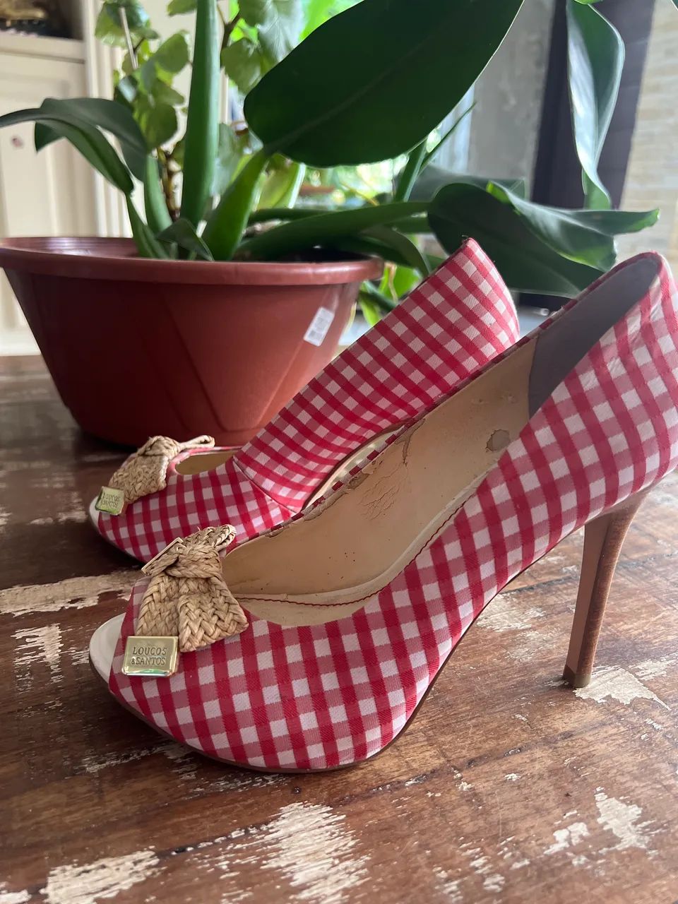 Peep toe Loucos e Santos 39 salto alto
