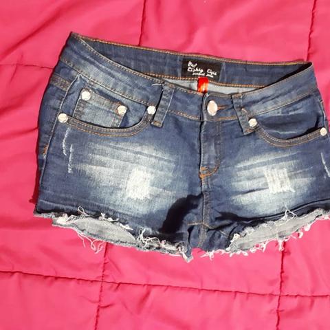 Shorts jeans tamanho 38