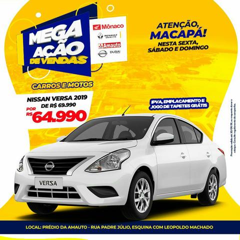 Nissan versa ano 2019 e modelo 2019