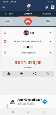 Punto 1.4 Fire flex Aceito Moto - Foto 15