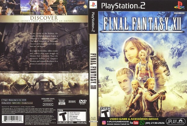 Final Fantasy Xii Ps2 Videogames Nossa Senhora Da Apresentacao Natal Olx