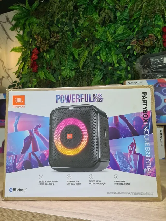 Jbl partybox encore essential LOJA FÍSICA nova lacrada