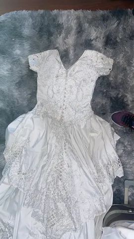 Vestido De Noiva Com Brilho Princesa Lindo Casamento 'e150