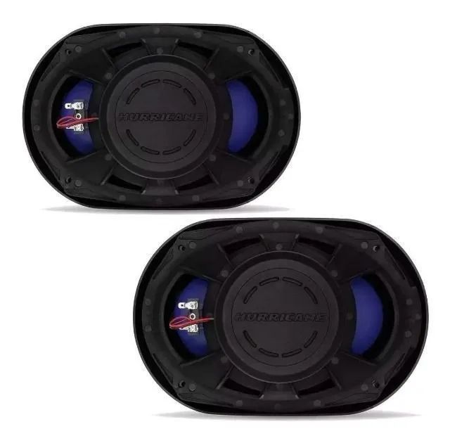 Par Alto Falante Hurricane Cm69 6x9 Quadriaxial 180w Rms