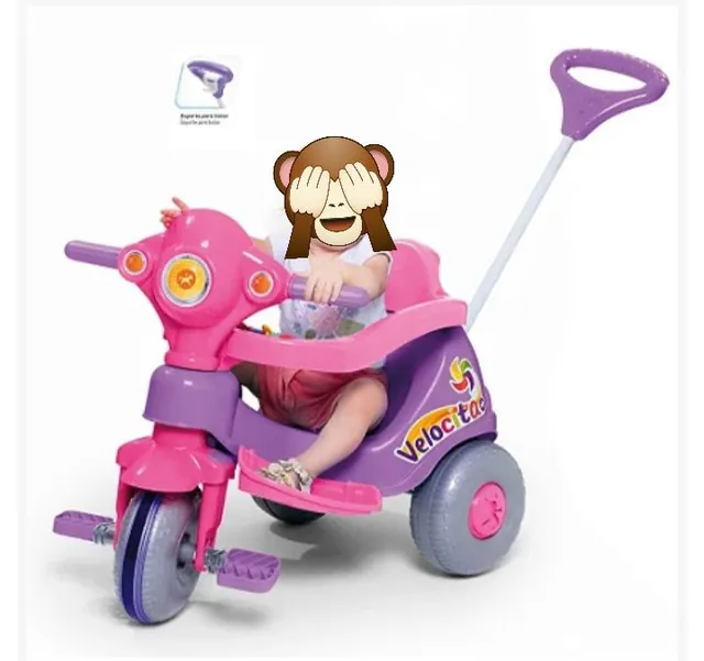 Triciclo infantil sem haste barato - pais e filhos - PAIS E FILHOS -  Velotrol e Triciclo a Pedal - Magazine Luiza